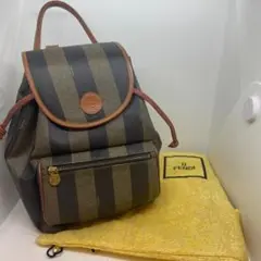 【良品】フェンディ FENDI ペカン バックパック PVC