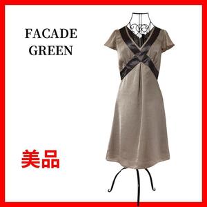 FACADE GREEN　ファサードグリーン　ドレス　ワンピース　B378