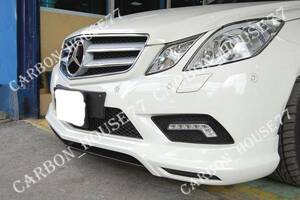 ★BENZ W207 AMG 前期 W212 AMG 前期 クーペ ハーフカーボン フロント リップ スポイラー 2009-2012☆