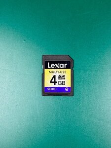 Lexar レキサー SDHCカード 4GB 1枚 フォーマット済み 動作確認済みジャンク品