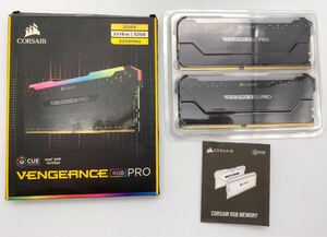 ④CORSAIR/コルセア 　VENGEANCE PRO RGB DDR4 3200MHz 32GB（16B×2）メモリ　ジャンク