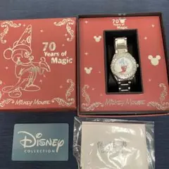 ディズニー 70周年記念 クオーツ腕時計 美品