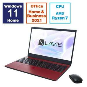 NEC LAVIE N1575/GAR-YC PC-N1575GAR-YC AMD Ryzen 7 7730U 2GHz 8コア/16GB/SSD1TB/BD/FHD/Win11/OfficeHB2021dj/未使用/メーカー保証1年