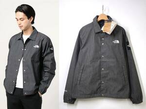 【新品 メンズ S】THE NORTH FACE GTX Denim Coach Jacket デニムコーチジャケット ブラック 黒 ゴアテックス GORE-TEX ノースフェイス