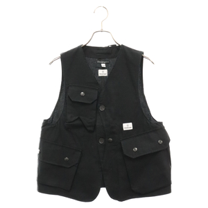 Engineered Garments エンジニアド ガーメンツ EG Upland Vest (Rip) リップストップ アップランドベスト ブラック