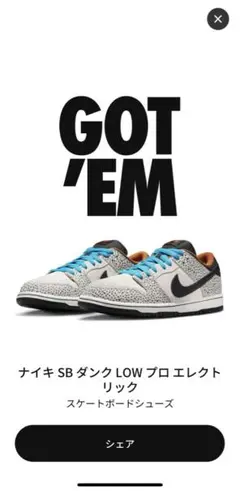 Nike SB Dunk Low Pro Electric Safari