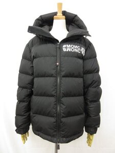 超美品【モンクレールグルノーブル MONCLER】ISORNO イゾルノ テクニカルナイロン フード付ダウンジャケット(レディース) 0 黒□17LB1944□