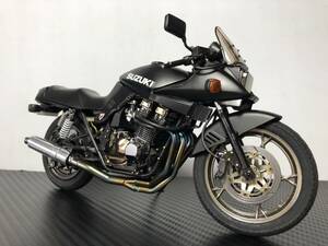 タミヤ 1/12 スズキ GSX1100S 刀 カタナ漆黒 塗装完成品 マットブラック仕様