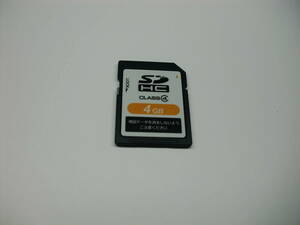 ジャンク扱い　地図データ?　2009年秋版?　4GB　SDHCカード　SDカード　ナビ