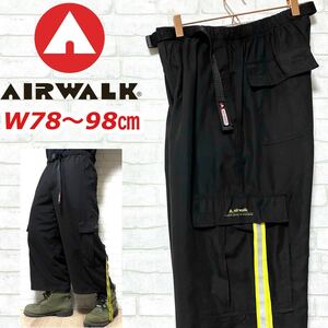 AIRWALK エアウォーク カーゴパンツ リフレクター リボン クロップド