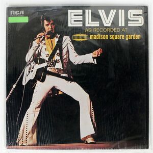 米 ELVIS PRESLEY/ELVIS AS RECORDED AT MADISON SQUARE GARDEN/RCA LSP4776 LP