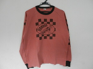 トイズマッコイ　 ロングＴシャツ　サイズ　Ｌ　GARAGE COMPANY CHECKER 　TOYs McCOY