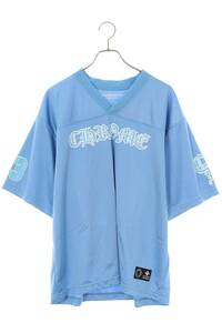 クロムハーツ 半袖シャツ MESH WARM UP JERSEY TEE サイズ:L CHプリントメッシュ半袖シャツ 中古 OS06