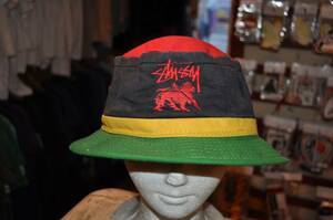 ユーズド 80年代 OLD STUSSY RASTA オールド ステューシー ラスタ ポークパイ ハット