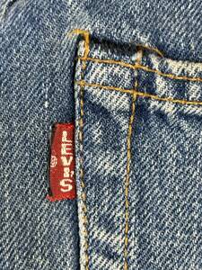 希少LEVIS 《 Red Line / W3０inchL81ｃｍ 》80s【 Levis 501 赤耳 555 バレンシア製 デニム アメリカ製 ビンテージ 】★14500管理番号