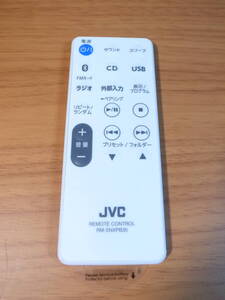 【未使用】JVC ★ RM-SNXPB30 マイクロコンポーネントシステム用リモコン