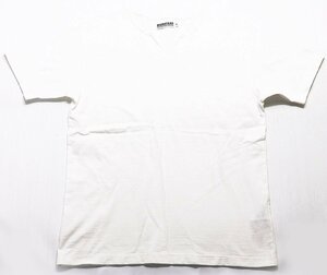 MOMOTARO JEANS (桃太郎ジーンズ) SLIT HENLEY NECK TEE / スリット ヘンリーネックTシャツ Lot 07-119 美品 ホワイト size S