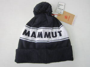 新品◆マムートMammut ニット帽 ビーニー フリー ダークブルー紺 Peaks Beanie 防寒 保温 防雪 登山キャンプ 冬山 トレッキング 帽子