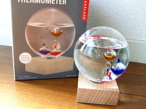 新品☆アメリカkikkerland☆ガリレオサーモメーターGALILEO THERMOMETER　温度計カラフル癒しガラス可愛いキッカーランド北欧usa雑貨 気球