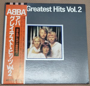 [送料無料] 中古 LPレコード ABBA Greatest Hits Vol.2 帯付き アバ グレイテスト・ヒッツ Vol.2 DSP-5113 ABBA 名曲