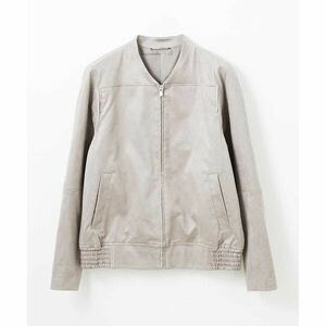 未使用品 MICHEL KLEIN HOMME ミッシェルクラン オム ブルゾン KOMATSUスエード ジャケット ベージュ size51