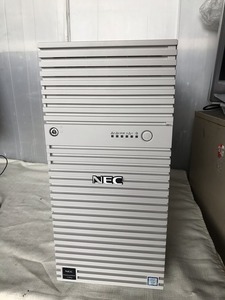 T☆NEC Express 5800/T120g　サーバー/Xeon E5-2620 V4 2.10GHz/HDDなし/メモリ32GB/OSなし/鍵付/現状品/BIOS起動確認済［K0413R11F-22(22)