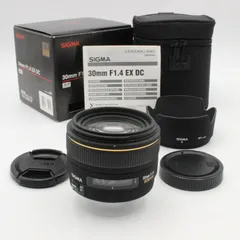 【極美品】 SIGMA シグマ 30mm F1.4 EX DC HSM キヤノン Canon 元箱 付属品 付き 61004