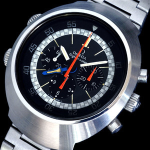 A9900【OMEGA】Flightmaster SS Mens Hand winding watch