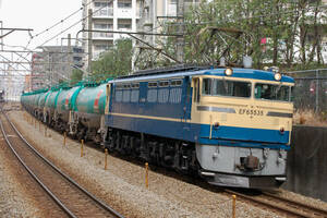 鉄道 デジ 写真 画像 EF65-535 貨物列車 2