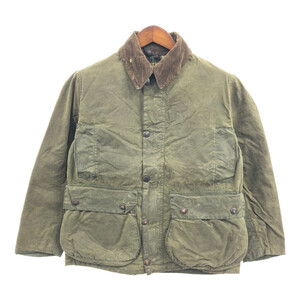 Barbour バブアー BEDALEビデイル オイルドジャケット グリーン (メンズ S相当) 中古 古着 Q3563