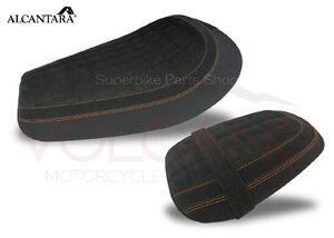 TRIUMPH STREET SCRAMBLER 900 2017～2022年式用 VOLCANO イタリア高級本革使用 シートカバー SEAT COVER