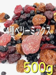 4種ベリーミックス 500g ドライフルーツ いちご インカベリー