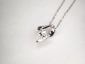 美品 田崎真珠 タサキ Pt850×Pt900 ダイヤ0.28ct ネックレス