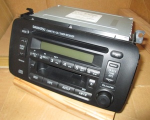 ダイハツ L250S/L260S ミラ アヴィ CD&カセット&チューナー 中古