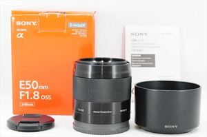 ★極上品★SONY α E 50mm F1.8 OSS SEL50F18 付属有 #10109EC