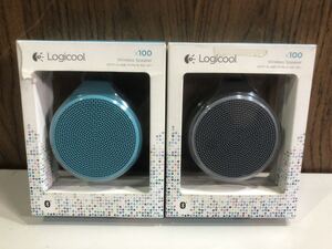 ロジクール Logicool X100 ワイヤレススピーカー　2点セット