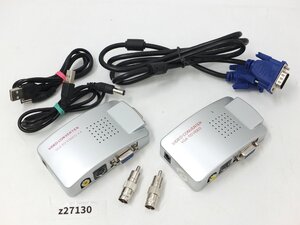 【z27130】Video Converter ビデオ コンバーター VGA to video・video ++ スキャンコンバーター VGA03 2点セット まとめ 格安スタート