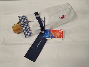 ◎【POLO RALPH LAUREN/ポロ ラルフローレン】折りたたみ傘 晴雨兼用 手開き レディース タグ付き 22-119-31330-05 保管品/kt2082