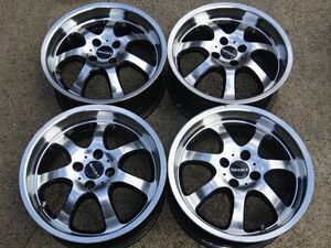 希少 USDM 深リム■WORK Nezart ワーク 16in 7J +38 PCD100 カップ JDM ヘラフラ カスタムカー 絶版 旧車*870rr