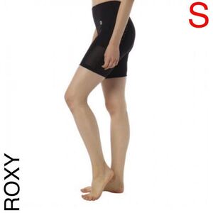 ROXY バイカーショーツ　フィットネス　レギンス　ショート　ロキシー　未使用　レディースSサイズ　黒　ウエア　ボトムス　ハーフタイツ