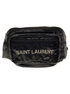 SAINT LAURENT◆ウエストバッグ/-/BLK/GAB・581375・0419