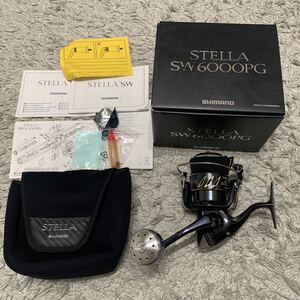 SHIMANO シマノ ステラSW 6000PG OH済　付属品多数　