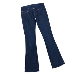 Nm249-6 ARMANI JEANS アルマーニジーンズ デニム パンツ ブーツカット フレアパンツ ジーンズ ジーパン インディゴ レディース 24