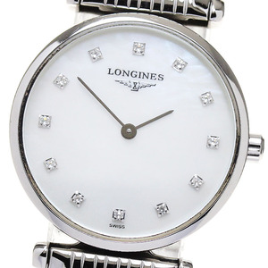 ロンジン LONGINES L4.209.4 グランドクラシック 12Pダイヤ クォーツ レディース 良品 _850179