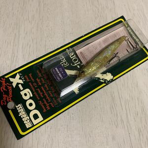 S9 新品★Megabass メガバス　ドッグ-X スライディング(ネオンコアゴールド)1997年 DOG-X(S)