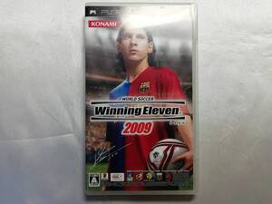 中古品/欠品有り PSPソフト WORLD SOCCER Winning Eleven 2009 説明書欠品