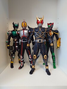 【箱なし/難アリ】 RAH 仮面ライダー 4体セット クウガ アルティメットフォーム 555 ファイズ ver1.5 オーズ タトバコンボ バース PBM