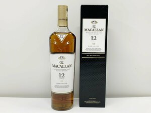 未開栓 THE MACALLAN ザ・マッカラン 12年 シングルモルト SHERRY OAK CASK シェリーオークカスク 700ml 箱付き