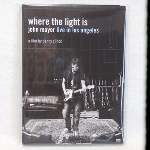 ＜美品＞　ジョン・メイアー　john mayer　/　where the light is john mayer live in los angeles　(デジパック）　国内正規セル版