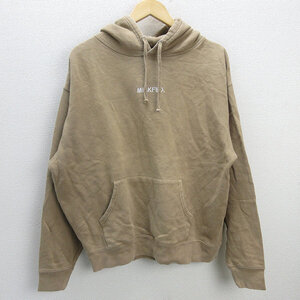 G■ミルクフェド/MILKFED プルオーバーパーカー/03184225【XL】ベージュ/LADIES/49【中古】■